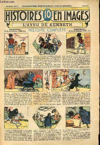 Histoires en images - n 1417 - 5 juin 1934 - L'aveu de Kenneth par Rgine Vran