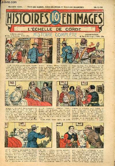 Histoires en images - n 1500 - 16 dcembre 1934 - L'chelle de corde