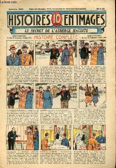 Histoires en images - n 1532 - 28 fvrier 1934 - Le secret de l'auberge maudite par Line Deberre
