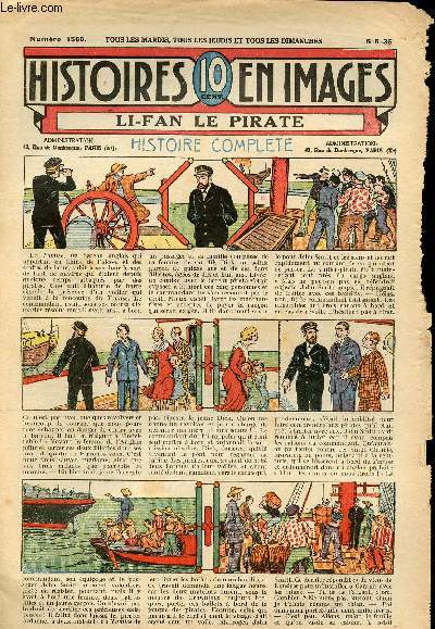 Histoires en images - n 1560 - 5 mai 1935 - Li-Fan le pirate par Eldey