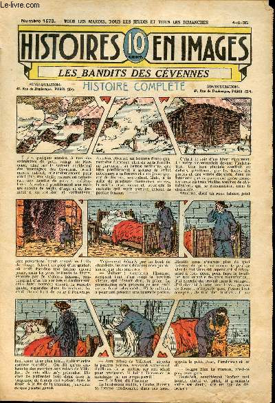 Histoires en images - n 1573 - 4 juin 1935 - Les bandits des cvennes par V. Graud