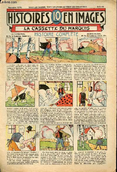 Histoires en images - n 1575 - 9 juin 1935 - La cassette du marquis par J. Ossip