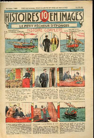 Histoires en images - n 1628 - 10 octobre 1935 - Le petit pcheurs d'ponges par Jacques Diamant