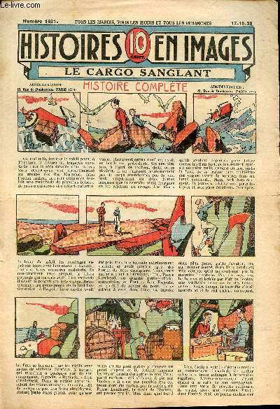 Histoires en images - n 1631 - 17 octobre 1935 - Le cargo sanglant par J. El Macho