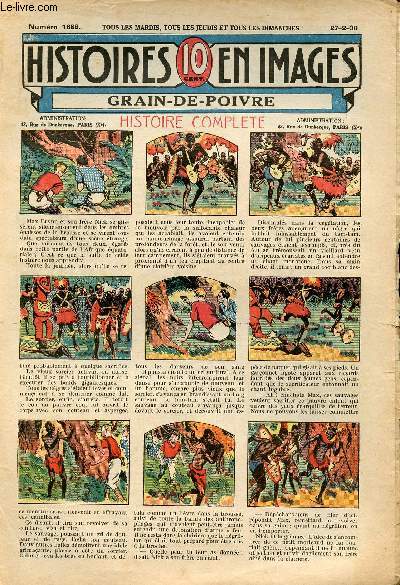Histoires en images - n 1688 - 27 fvrier 1936 - Grain-de-poivre par Jo Valle