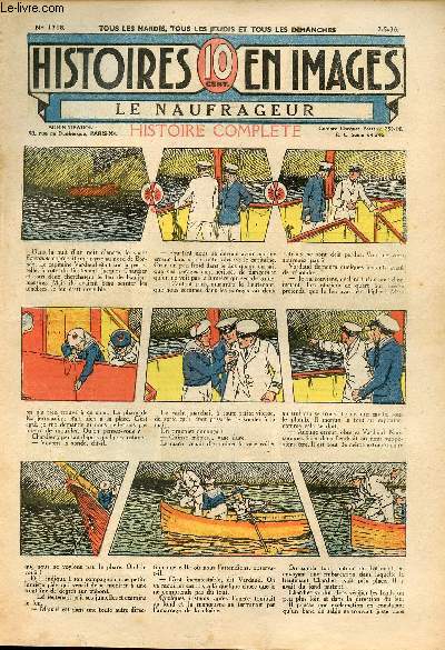 Histoires en images - n 1718 - 7 mai 1936 - Le naufrageur par Guy d'Amen