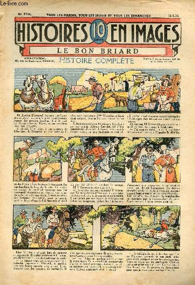 Histoires en images - n 1728 - 31 mai 1936 - Le bon Briard par V. Graud