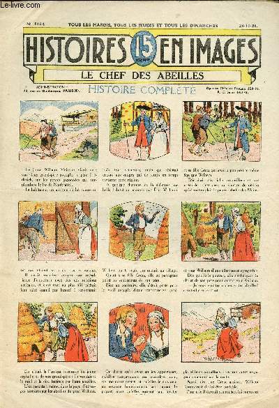 Histoires en images - n 1804 - 24 novembre 1936 - Le chef des abeilles par Robert Pedro