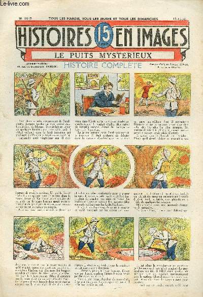 Histoires en images - n 1812 - 13 dcembre 1936 - Le puits mystrieux par Guy d'Amen