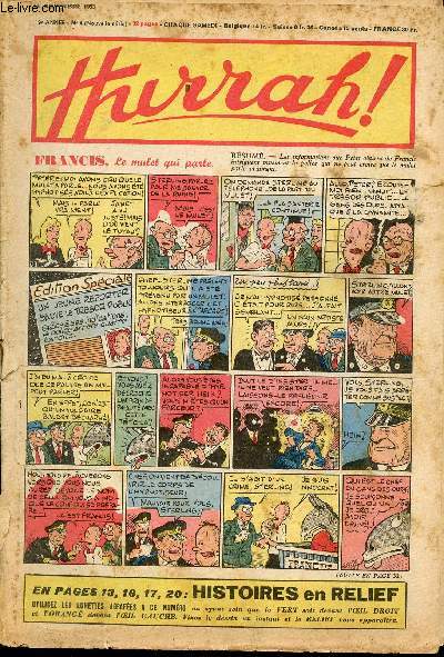 Hurrah ! - nouvelle srie - n 4 - 14 novembre 1953 - L'escarmouche