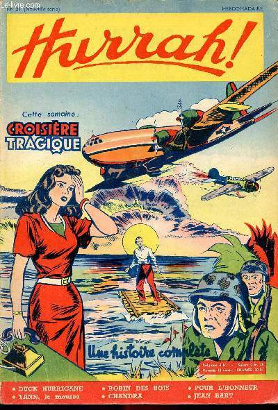 Hurrah ! - nouvelle srie - n 21 - 13 mars 1954 - Croisire tragique