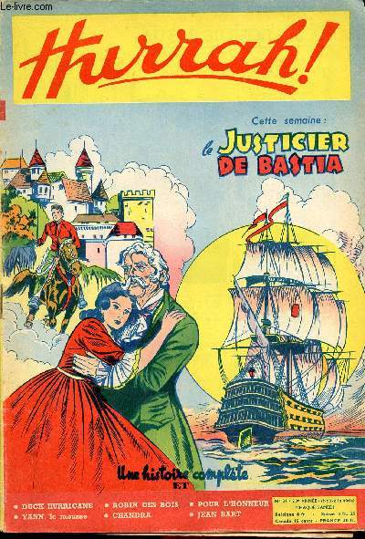 Hurrah ! - nouvelle srie - n 31 - 22 mai 1954 - Le justicier de Bastia