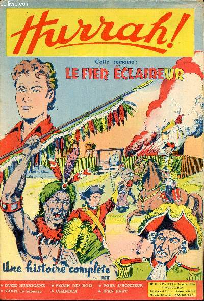 Hurrah ! - nouvelle srie - n 41 - 31 juillet 1954 - Le fier claireur