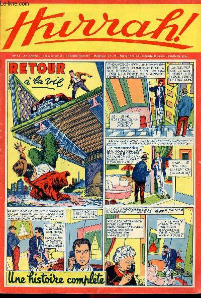 Hurrah ! - nouvelle srie - n 57 - 20 novembre 1954 - Retour  la vie
