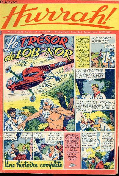 Hurrah ! - nouvelle srie - n 64 - 8 janvier 1955 - Le trsor de Lob-Nor