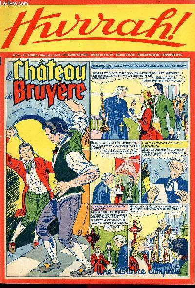 Hurrah ! - nouvelle srie - n 72 - 5 mars 1955 - Le chteau de Bruyre