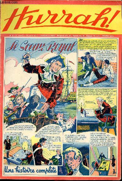 Hurrah ! - nouvelle srie - n 75 - 26 mars 1955 - Le sceau royal