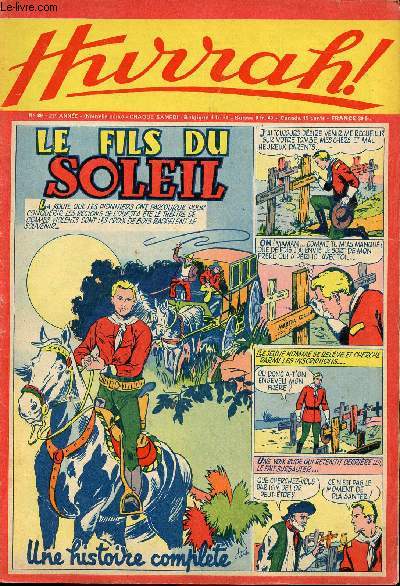 Hurrah ! - nouvelle srie - n 89 - 2 juillet 1955 - Le fils du soleil