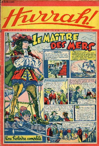 Hurrah ! - nouvelle srie - n 90 - 9 juillet 1955 - La matre des mers