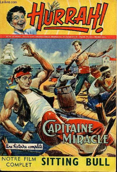 Hurrah ! - nouvelle srie - n 112 - 10 dcembre 1955 - Capitaine Miracle - Sitting Bull