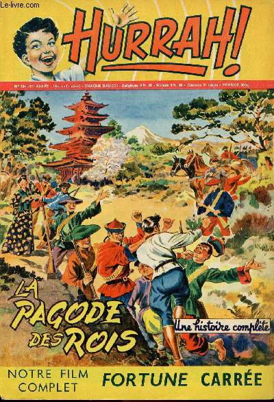 Hurrah ! - nouvelle srie - n 114 - 24 dcembre 1955 - la pagode des rois - Fortune carre