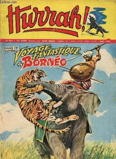 Hurrah ! - nouvelle srie - n 254 - 29 aot 1958 - Voyages fantastique  Borno