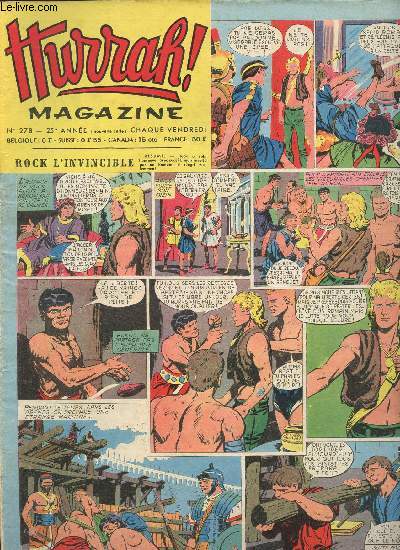Hurrah ! Magazine - nouvelle srie - n 278 - 13 fvrier 1959 - Rvolte dans la vale