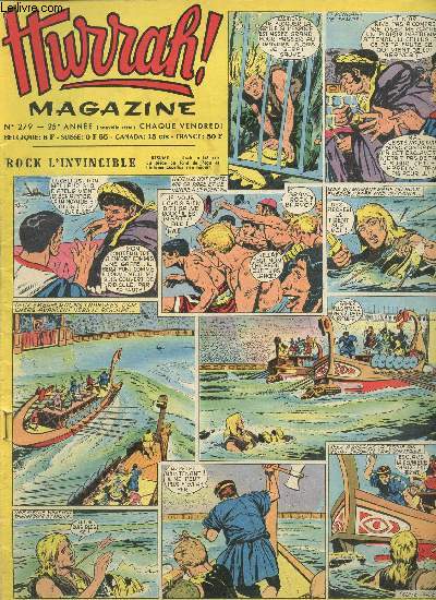 Hurrah ! Magazine - nouvelle srie - n 279 - 20 fvrier 1959 - Cow-Boy