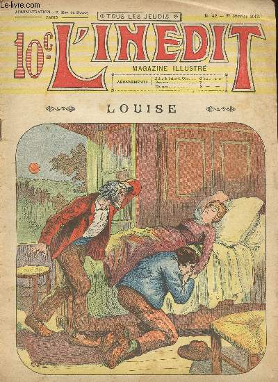 L'indit, magazine illustr - n 42 - 27 fvrier 1913 - Louise par J. de Kerbor