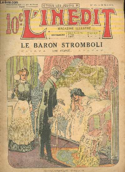 L'indit, magazine illustr - n 45 - 20 mars 1913 - Le baron Stromboli par Jos Moselli