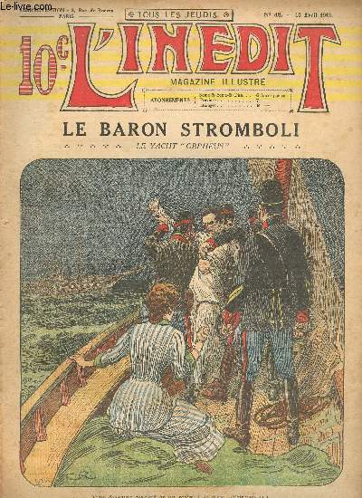 L'indit, magazine illustr - n 48 - 10 avril 1913 - Le baron Stromboli par Jos Moselli