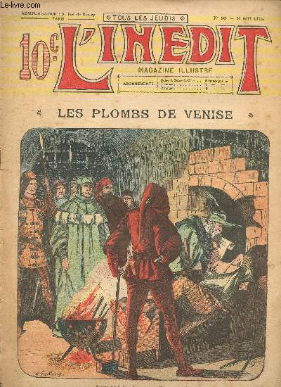 L'indit, magazine illustr - n 66 - 14 aot 1913 - Les plombs de Venise par Alphonse Crozire
