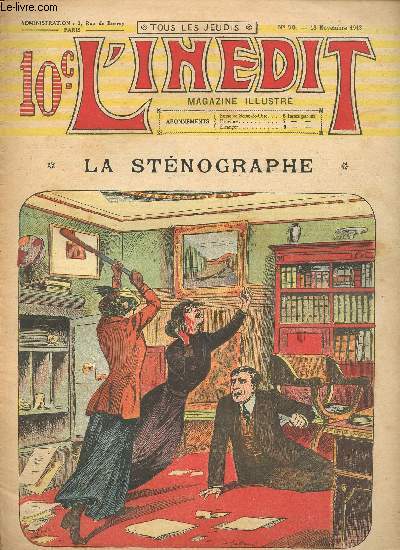 L'indit, magazine illustr - n 79 - 13 novembre 1913 - La stnographe par Charles Garvice
