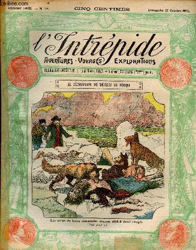 L'intrpide - n 75 - 22 octobre 1911 - La dcouverte du dtroit de Bring par Jos Moselli