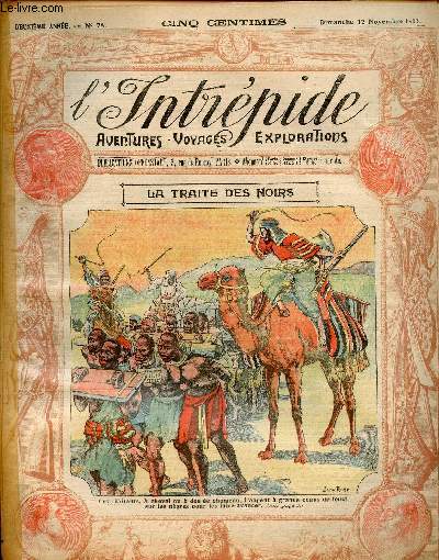 L'intrpide - n 78 - 12 novembre 1911 - La traite des noirs par Brzol