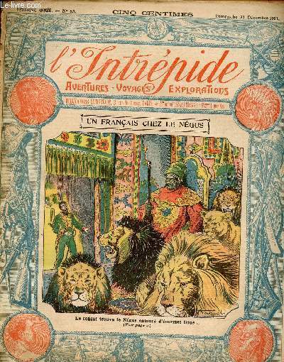 L'intrpide - n 85 - 31 dcembre 1911 - Un franais chez le Ngus par Gaston Choqet