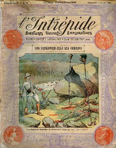 L'intrépide - n° 86 - 7 janvier 1912 - Une expédition chez les Ouménos par Commandant C.