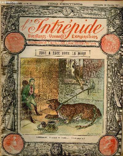 L'intrpide - n 87 - 14 janvier 1912 - Face  face avec la mort