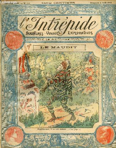 L'intrpide - n 116 - 4 aot 1912 - Le maudit par H. B.