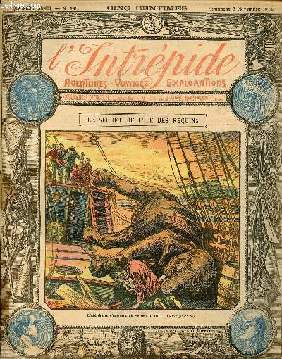 L'intrpide - n 181 - 2 novembre 1913 - Le secret de l'le des requins Thompson Cross