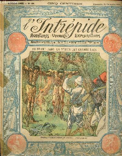 L'intrpide - n 189 - 28 dcembre 1913 - Un drame dans la rgion des grands lacs par J.A.M