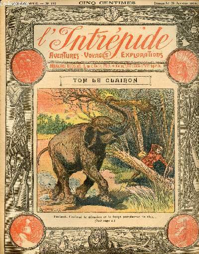 L'intrpide - n 193 - 25 janvier 1914 - Tom le Clairon par Ernest H. Robinson