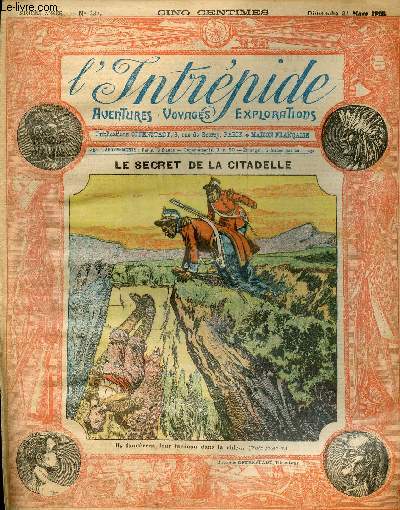 L'intrpide - n 239 - 21 mars 1915 - Le secret de la citadelle par Stephen H. Agnew