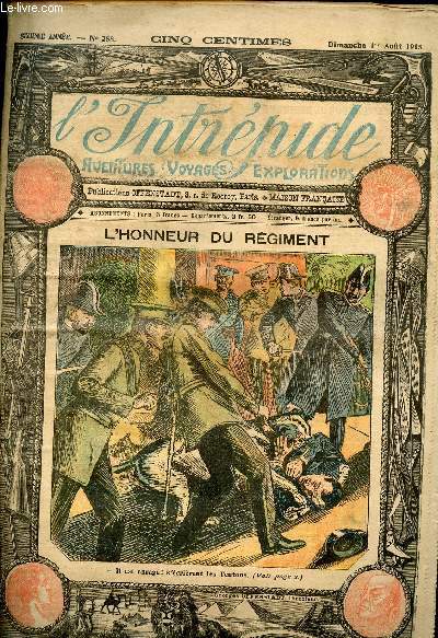 L'intrpide - n 258 - 1er aot 1915 - L'honneur du rgiment par Herbert Maxwell