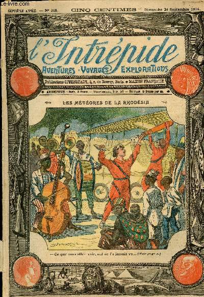 L'intrpide - n 318 - 24 septembre 1916 - Les mtores de la Rhodsia