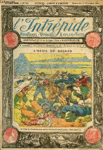 L'intrpide - n 330 - 17 dcembre 1916 - L'oasis de Balaad par Pierre Agay