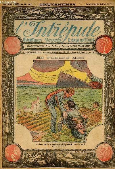 L'intrpide - n 359 - 8 juillet 1917 - En pleine mer par Pierre Adam