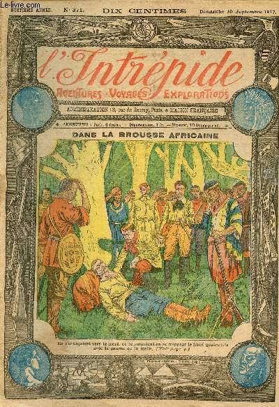 L'intrpide - n 371 - 30 septembre 1917 - Dans la brousse africaine par P.A.