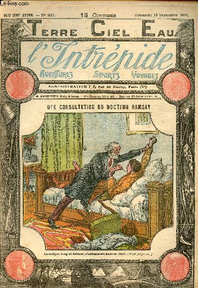 L'intrpide - n 421 - 15 septembre 1918 - Une consultation du docteur Ramsay par Paul Darcy