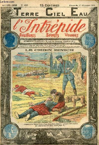 L'intrpide - n 432 - 1er dcembre 1918 - Le chien Binich par P.A.